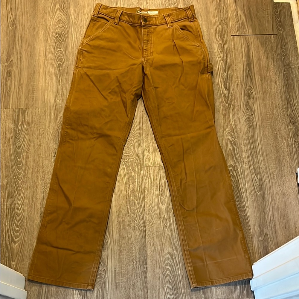 Mens Brown Carhartt Carpenter Pants
